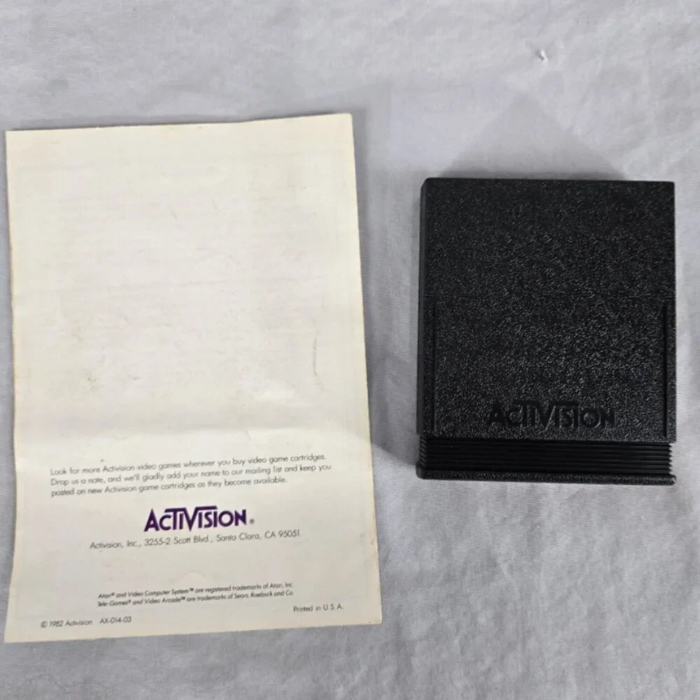 Grand Prix Atari 2600 1982 Activision With Manual Vintage Video Game